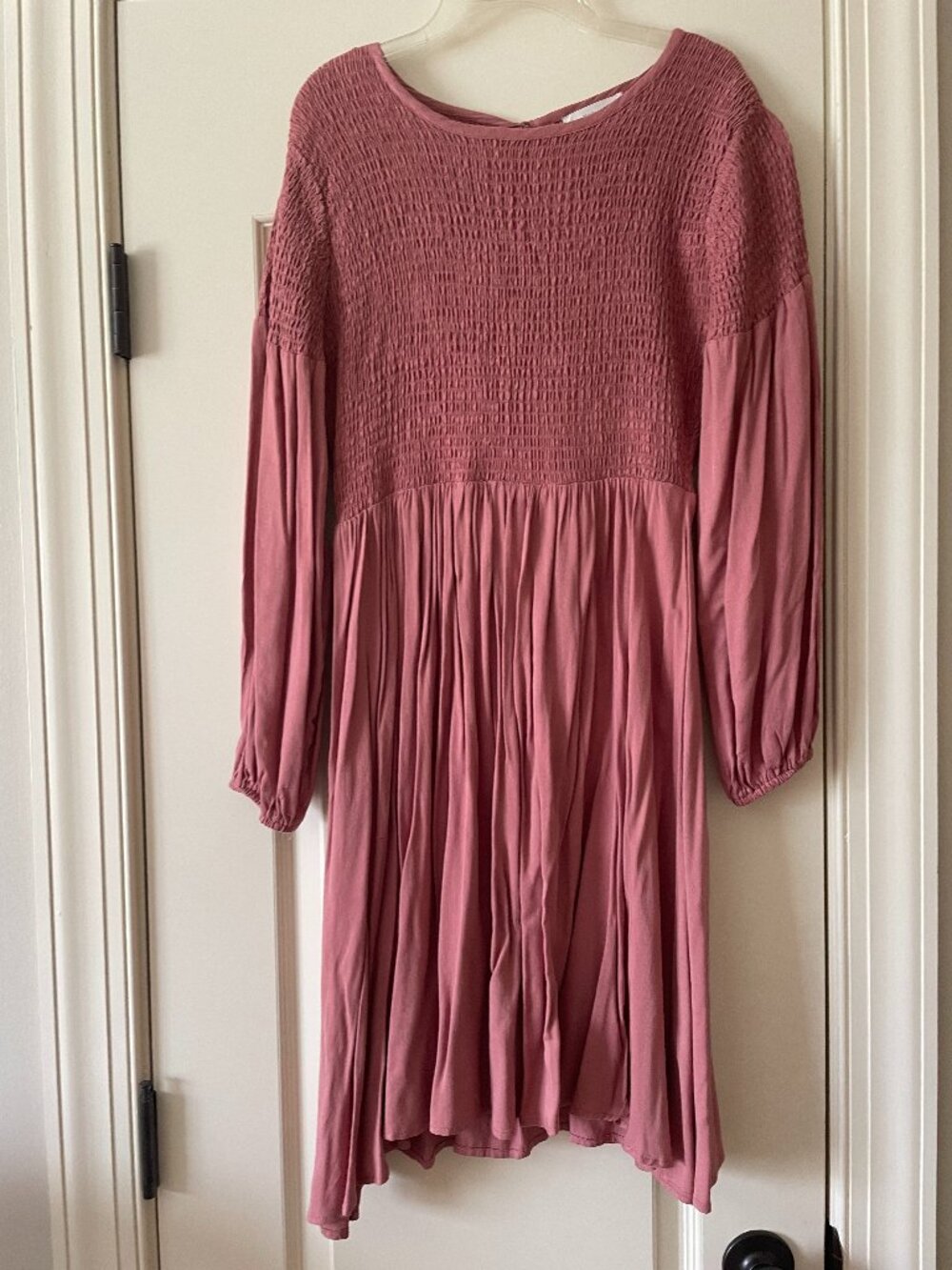 Pink Smocked Dress